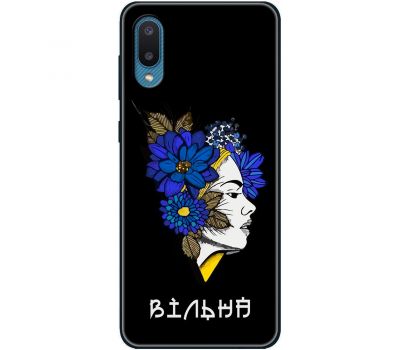 Чохол для Samsung Galaxy A02 (A022) MixCase патріотичні вільна українка