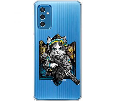 Чохол для Samsung Galaxy M52 (M526) MixCase патріотичні кіт захисник