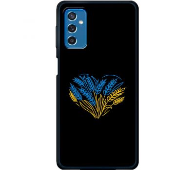 Чохол для Samsung Galaxy M52 (M526) MixCase патріотичні синє-жовта пшениця