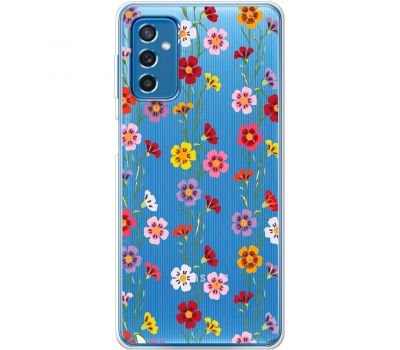 Чохол для Samsung Galaxy M52 (M526) Mixcase квіти патерн квіткових ліан