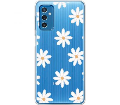 Чохол для Samsung Galaxy M52 (M526) Mixcase квіти патерн ромашок