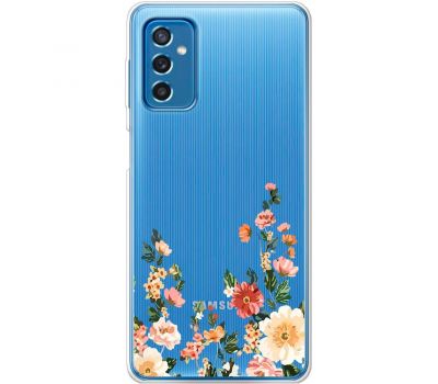 Чохол для Samsung Galaxy M52 (M526) Mixcase квіти квіточки