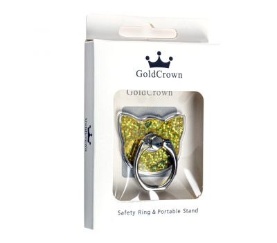 Кільце тримач Gold Crown Shining Kitty yellow 3038497