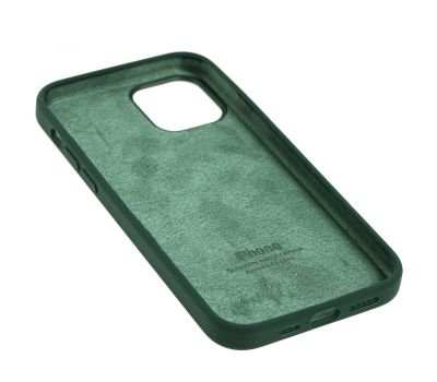 Чохол для iPhone 12/12 Pro Square Full silicone зелений / forest green 3038143