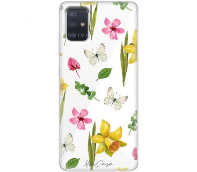 Чохол для Samsung Galaxy A51 (A515) Mixcase весняні квіти 1