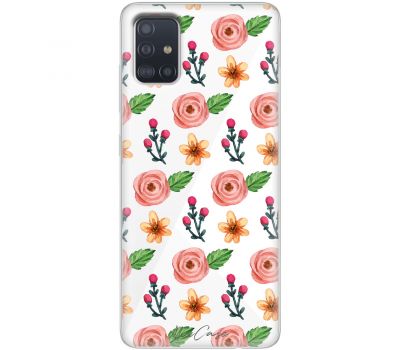 Чохол для Samsung Galaxy A51 (A515) Mixcase весняні квіти дизайн 4