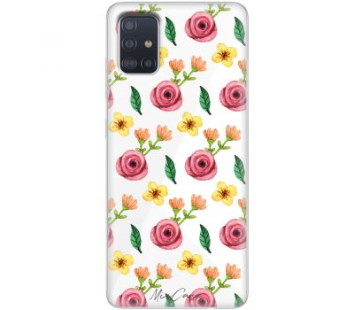 Чохол для Samsung Galaxy A51 (A515) Mixcase весняні квіти дизайн 6