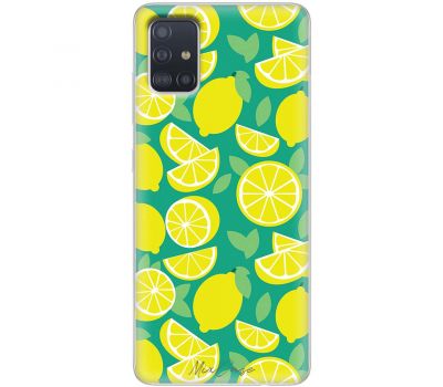 Чохол для Samsung Galaxy A51 (A515) Mixcase лимон