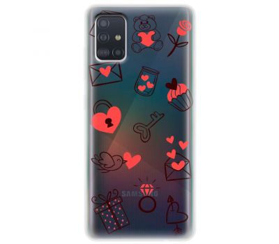 Чохол для Samsung A51 (A515) MixCase день закоханих кохання всюди