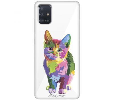 Чохол для Samsung Galaxy A51 (A515) Mixcase кольоровий котик