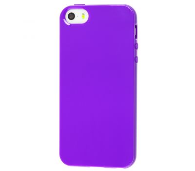 Чохол для iPhone 5 глянсовий фіолетовий