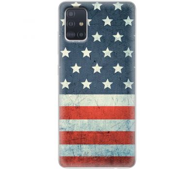 Чохол для Samsung Galaxy A51 (A515) Mixcase прапор Америки дизайн 2