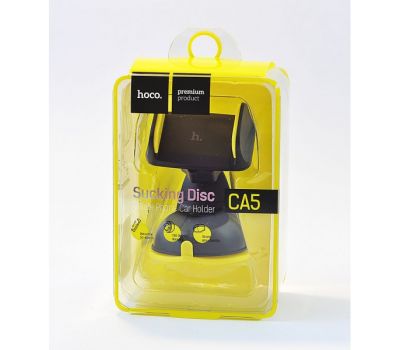 Автотримач holder для смартфона Hoco CA5 чорно-жовтий 3041252