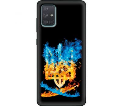 Чохол для Samsung Galaxy A71 (A715) MixCase патріотичні герб та шабля