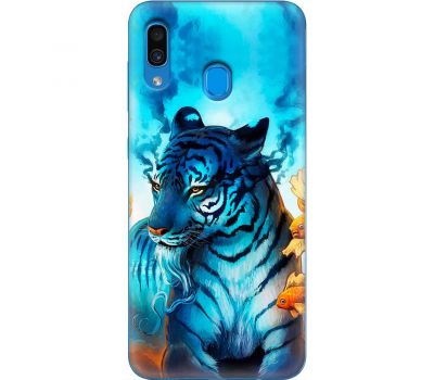 Чохол для Samsung Galaxy A20 / 30 MixCase звірі білий тигр