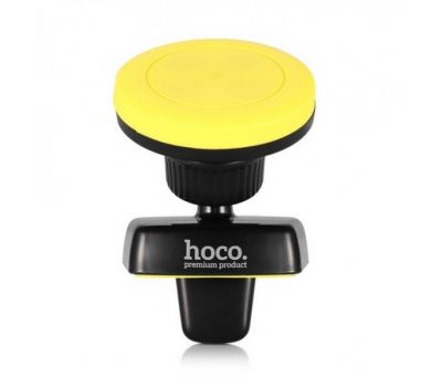 Автотримач holder універсальний магнітний Hoco CA16 чорно-жовтий