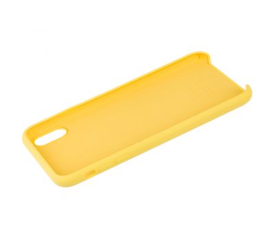 Чохол silicone для iPhone Xs Max case canary yellow 3042554