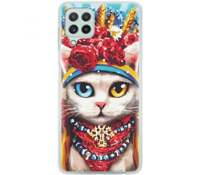 Чохол для Samsung Galaxy A22 (A225) / M32 MixCase Новий рік символ кіт патріот