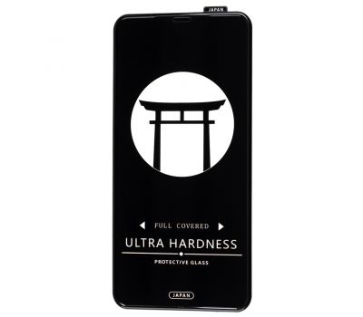Захисне скло iPhone Xs Max / 11 Pro Max Japan Airbag HD чорне (OEM)