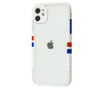 Чохол для iPhone 11 Armor clear білий