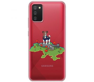 Чохол для Samsung Galaxy A02s (A025) MixCase Патрон захисник України