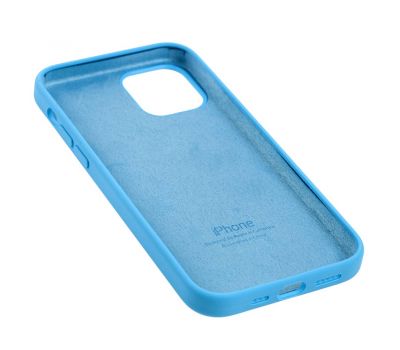 Чохол для iPhone 12/12 Pro Square Full silicone блакитний / blue 3047576