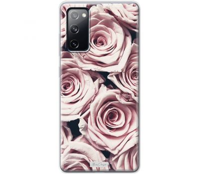 Чохол для Samsung Galaxy S20 FE (G780) MixCase квіти рожеві троянди