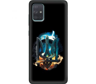 Чохол для Samsung Galaxy A71 (A715) MixCase патріотичні залізний герб