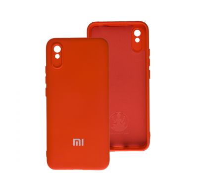 Чохол для Xiaomi Redmi 9A Silicone Full camera червоний