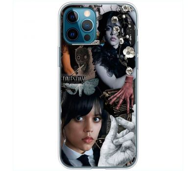 Чохол для iPhone 12 Pro Mixcase Венздей колаж друкарська машинка