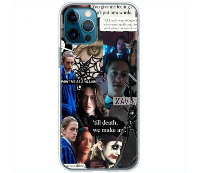 Чохол для iPhone 13 Pro Mixcase Венздей колаж Ксавьє готика