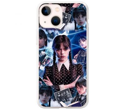 Чохол для iPhone 14 Mixcase Венздей колаж детектив