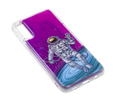 Чохол для Samsung Galaxy A50/A50s/A30s "рідкий пісок" фіолетовий космос 3053986
