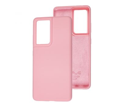 Чохол для Samsung Galaxy S21 Ultra (G998) Wave Full рожевий / light pink