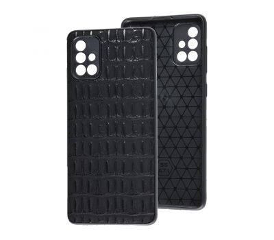 Чохол для Samsung Galaxy A71 (A715) Leather case кроко