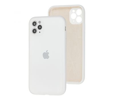 Чохол для iPhone 11 Pro Max Silicone Slim Full camera білий