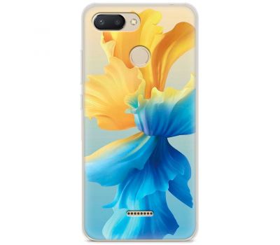 Чохол для Xiaomi Redmi 6 MixCase патріотичні квітка України