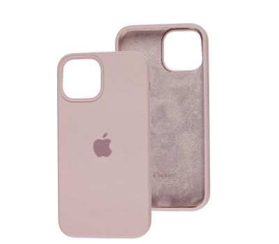 Чохол для iPhone 12/12 Pro Square Full silicone сірий / lavender