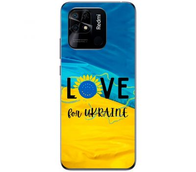 Чохол для Xiaomi Redmi 10C MixCase патріотичні love Ukraine