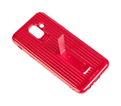 Чохол для Samsung Galaxy A6 2018 (A600) Luggage з підставкою червоний 3055181