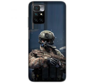Чохол для Xiaomi Redmi 10 Mixcase військових солдатів в амуніції