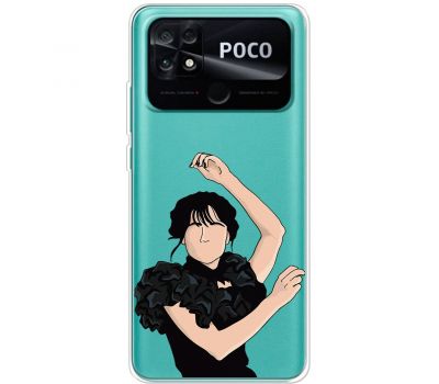 Чохол для Xiaomi Poco С40 Mixcase Венздей танець