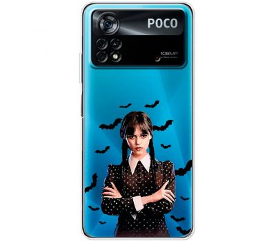 Чохол для Xiaomi Poco X4 Pro 5G Mixcase Венздей кажанів