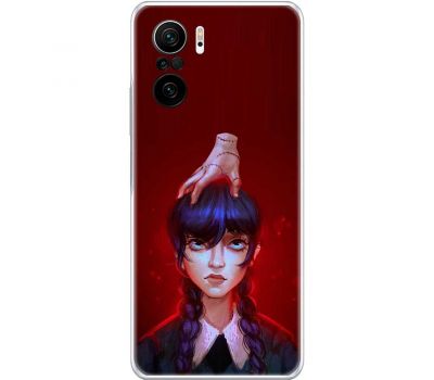 Чохол для Xiaomi Poco F3 Mixcase Венздей арт з Речю