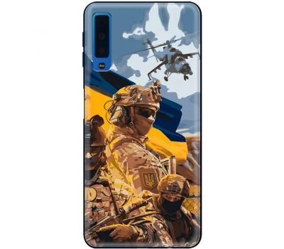 Чохол для Samsung Galaxy A7 2018 (A750) MixCase патріотичні бійці України
