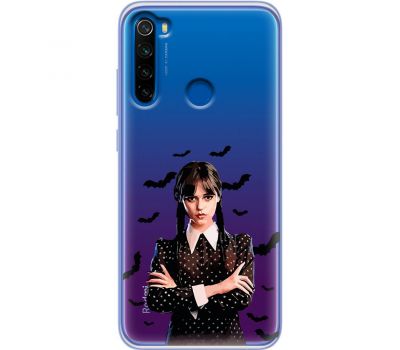 Чохол для Xiaomi Redmi Note 8T Mixcase Венздей кажанів