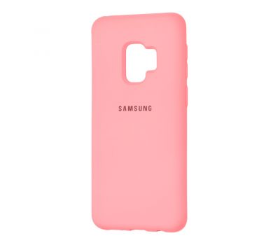 Чохол для Samsung Galaxy S9 (G960) Silicone Full рожевий / персиковий