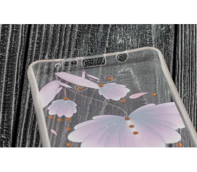 Чохол Samsung Galaxy A5 2016 (A510) Creative Diamonds фіолетові квіти 306477