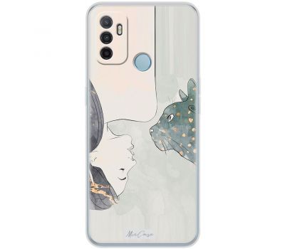 Чохол для Oppo A53 / A32 / A33 Mixcase тварини дизайн 31