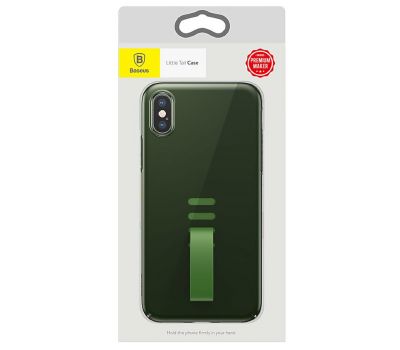 Чохол Baseus для iPhone X / Xs Little Tail Case зелений 3060190